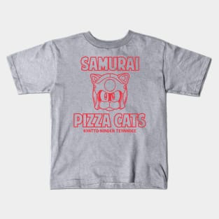 Samurai Pizza Cats Kids T-Shirt